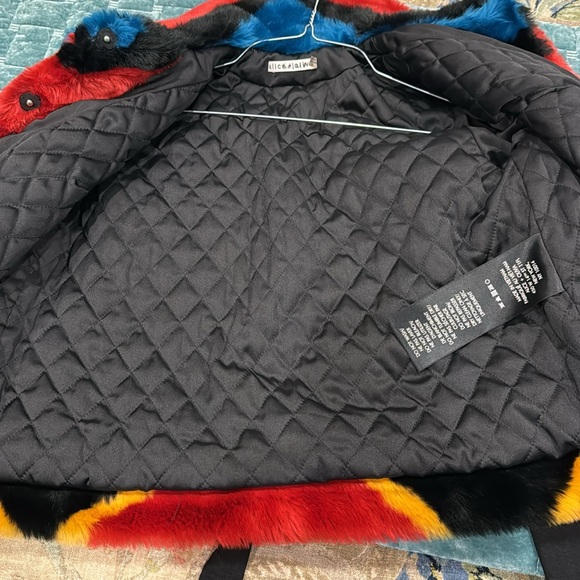ALICE +OLIVIA FUR JACKET SIZE XS - Picture 10 of 11
